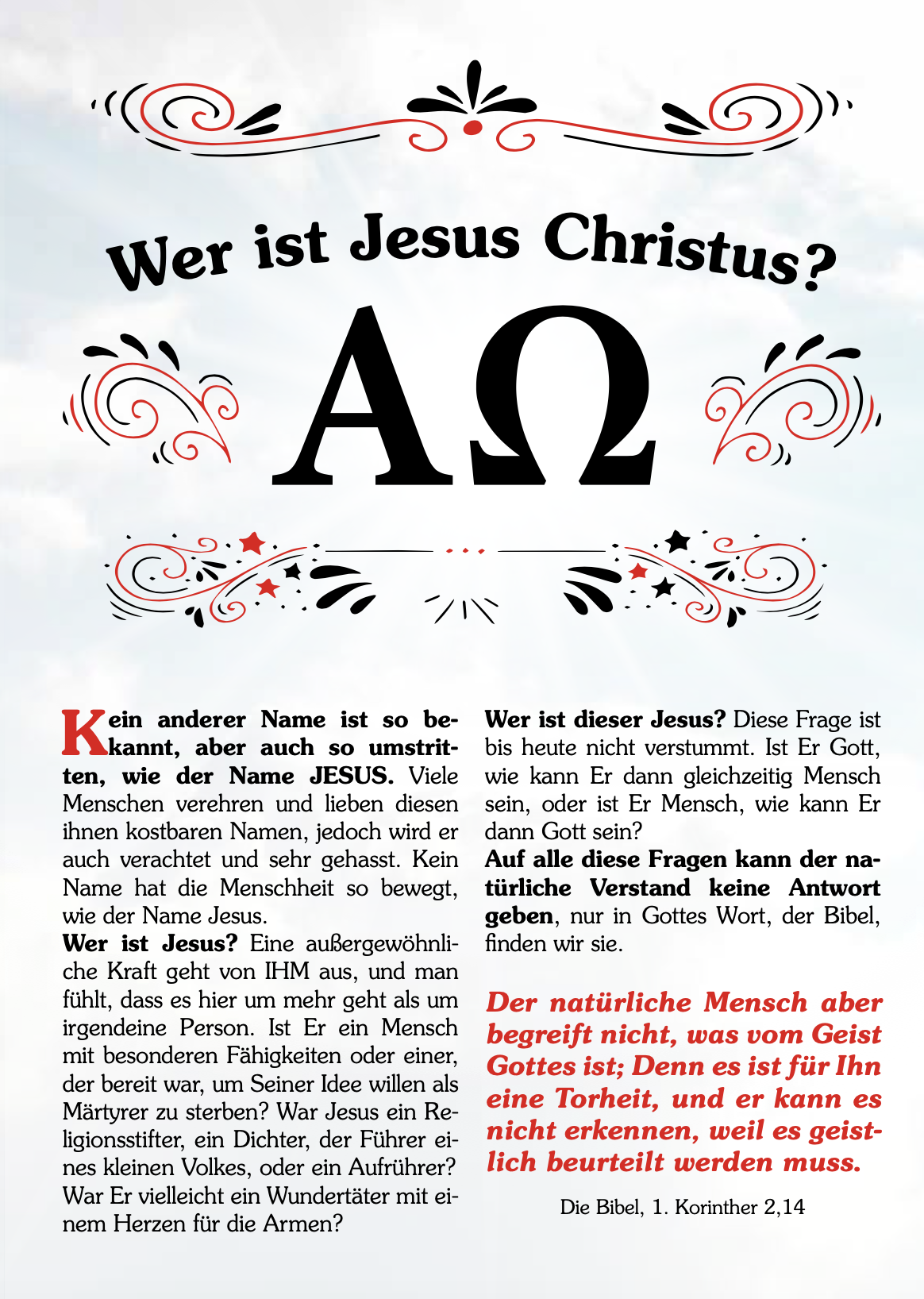 Wer ist Jesus Christus